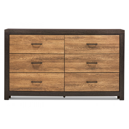 Coaster - Dewcrest 6-Drawer Dresser in Caramel/Licorice