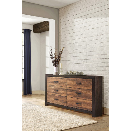 Coaster - Dewcrest 6-Drawer Dresser in Caramel/Licorice