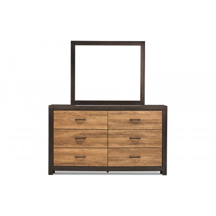 Coaster - Dewcrest Rectangle Mirror in Caramel/Licorice