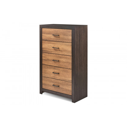 Coaster - Dewcrest 5-Drawer Chest in Caramel/Licorice