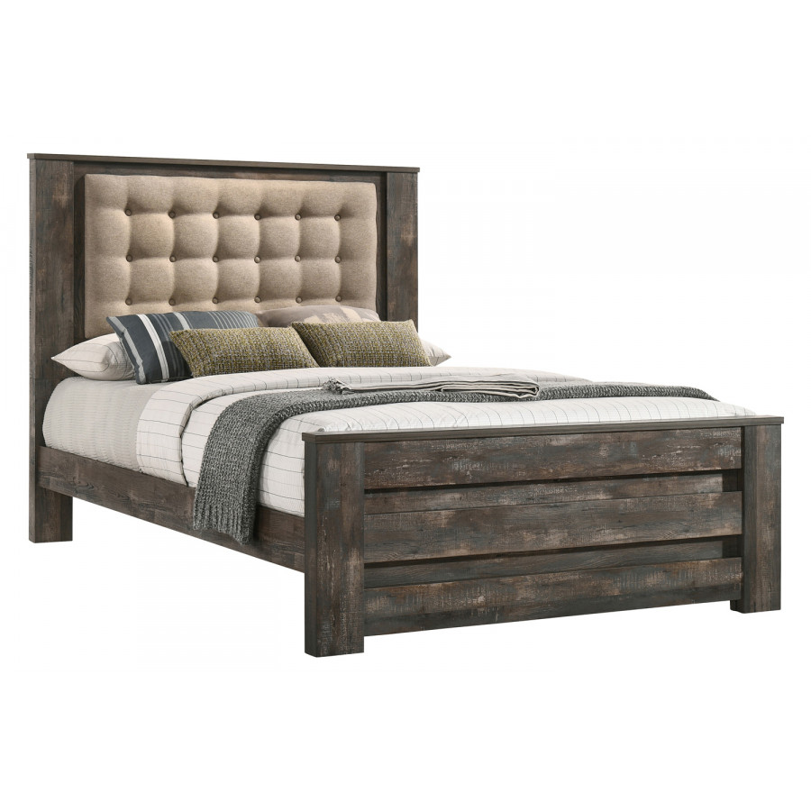 Coaster - Ridgedale Tufted Headboard Eastern King Bed