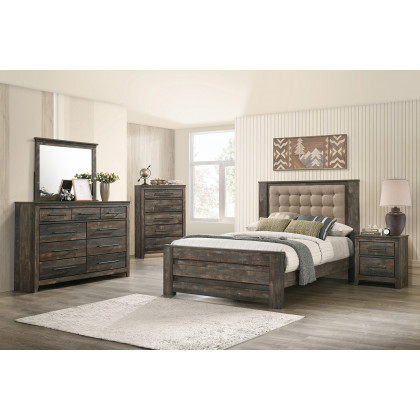 Coaster - Ridgedale 2-Drawer Nightstand in Weathered Dark Brown