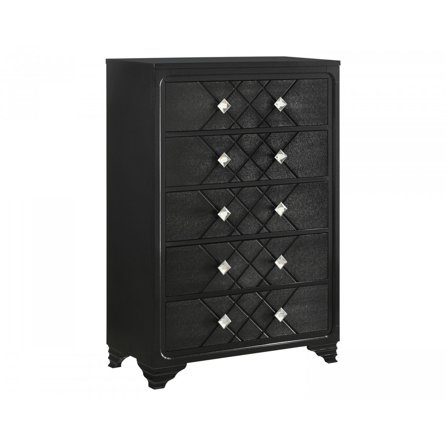 Coaster - Penelope 5-Drawer Chest in Black
