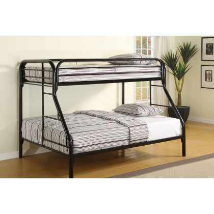 Coaster Morgan Twin Over Full Bunk Bed - Black