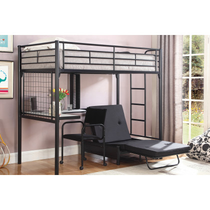 Coaster - Jenner Futon Pad in Black