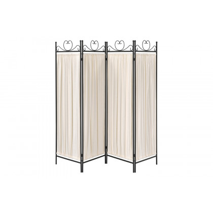 Coaster - 4-Panel Folding Screen in Beige/Black