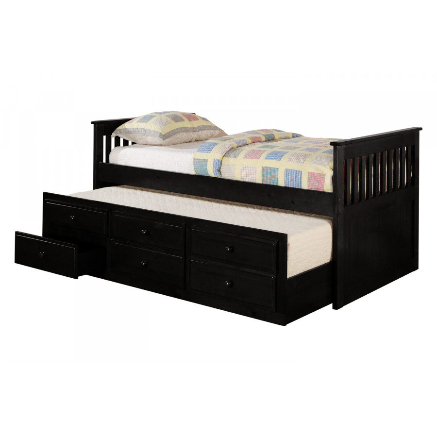 Coaster - Twin Captain'S Daybed With Storage Trundle