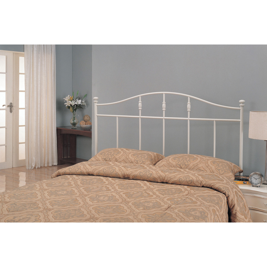 Coaster - Full/Queen Metal Arched Headboard in White