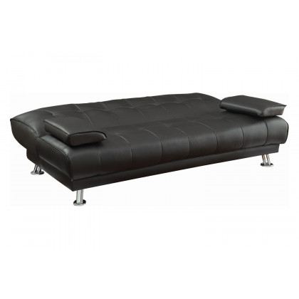 Coaster Pierre Tufted Upholstered Sofa Bed - Black