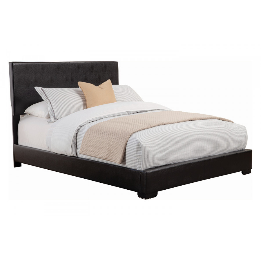 Coaster Conner Full Upholstered Panel Bed - Black