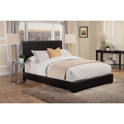 Coaster Conner Full Upholstered Panel Bed - Black