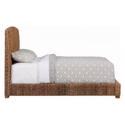 Coaster Laughton Queen Hand-Woven Banana Leaf Bed - Amber