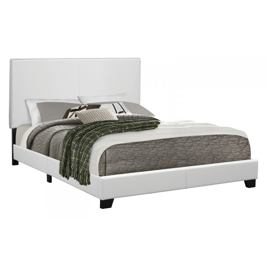Coaster Muave Full Upholstered Bed - White