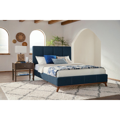 Coaster Charity Full Upholstered Bed - Blue