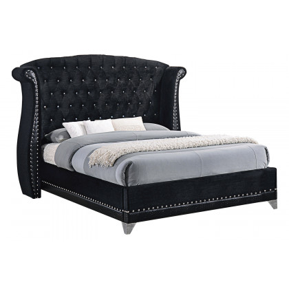 Coaster - Barzini Eastern King Tufted Upholstered Bed