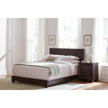 Coaster Dorian Upholstered California King Bed - Brown