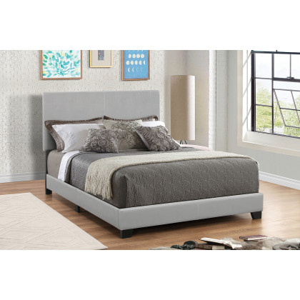 Coaster Dorian Upholstered Full Bed - Gray