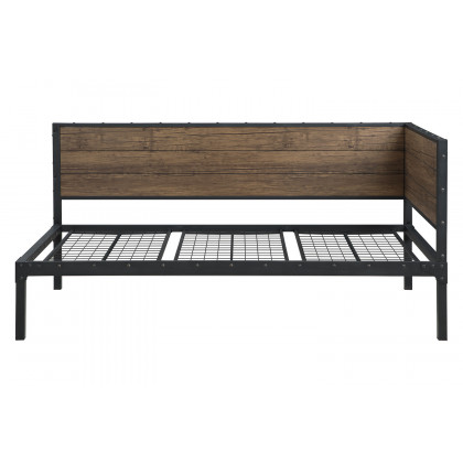 Coaster - Getler Daybed in Weathered Chestnut/Black