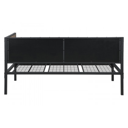 Coaster - Getler Daybed in Weathered Chestnut/Black