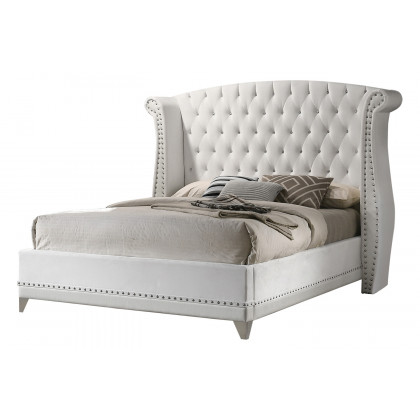 Coaster - Barzini Eastern King Tufted Upholstered Bed