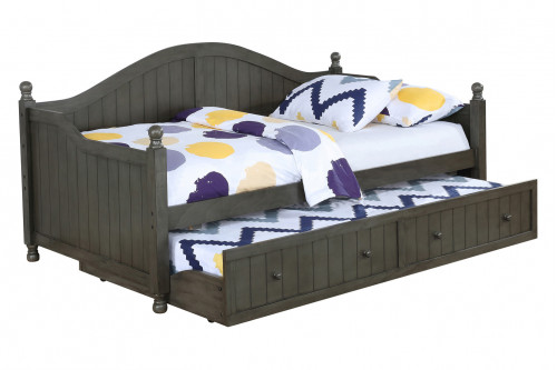 Coaster™ Julie Twin Daybed With Trundle - Warm Gray