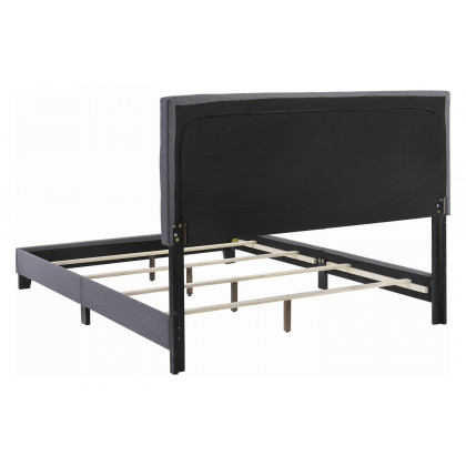 Coaster Mapes Tufted Upholstered Queen Bed - Gray