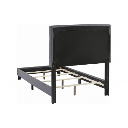Coaster Mapes Tufted Upholstered Twin Bed - Gray