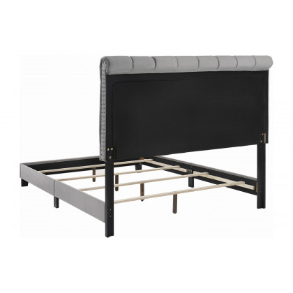 Coaster Warner Queen Upholstered Bed - Gray
