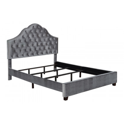 Coaster - Abbeville Full Upholstered Bed with Arched Headboard