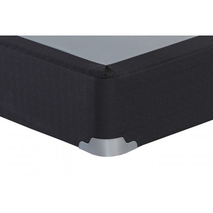 Coaster 2-Piece Upholstered Eastern King Foundation - Charcoal Gray