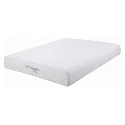 Coaster Key Twin Memory Foam Mattress - White