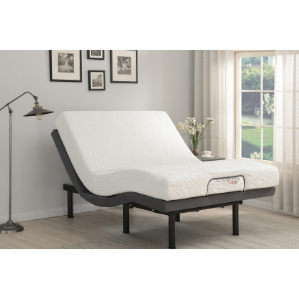 Coaster Clara Full Adjustable Bed Base - Gray/Black