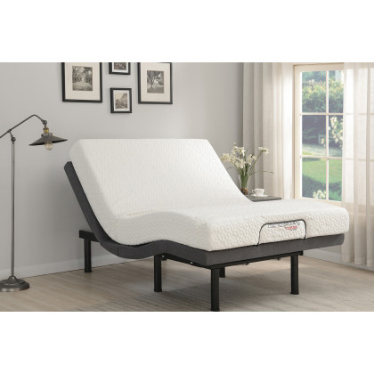 Coaster Negan Eastern King Adjustable Bed Base - Gray/Black