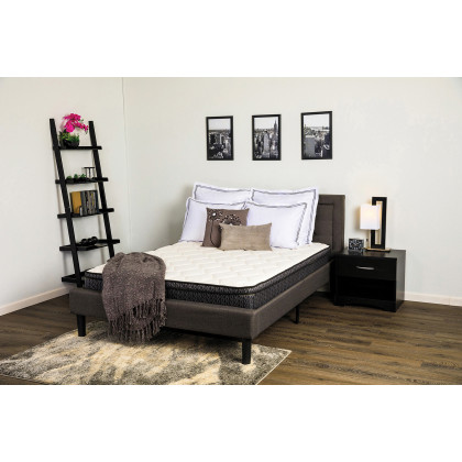 Coaster Laguna III Euro Top Twin Mattress - Gray