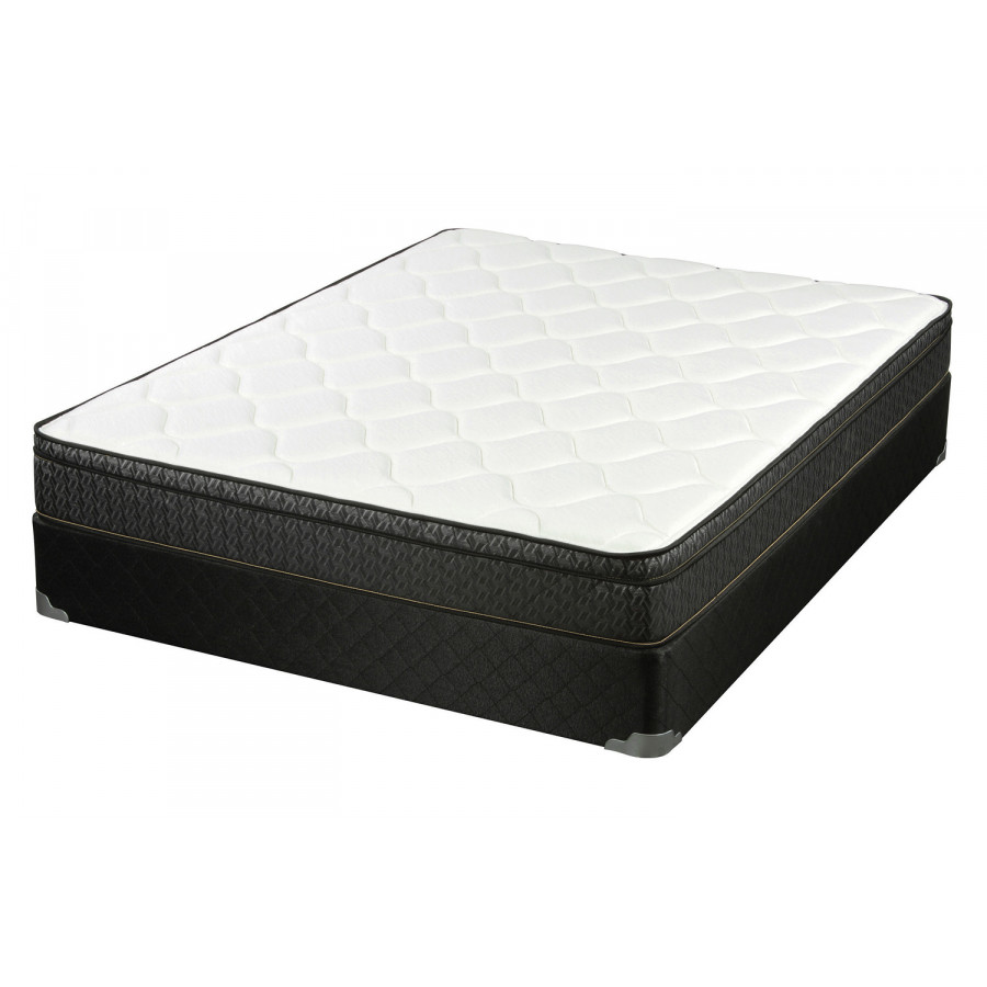 Coaster Evie 9.25" Twin Mattress - White/Black