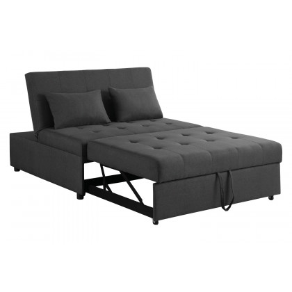 Coaster - Lance Tufted Upholstered Sleeper Sofa Bed in Gray