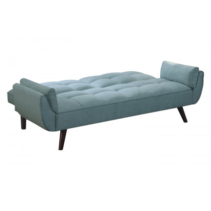Coaster - Caufield Biscuit-Tufted Sofa Bed in Turquoise Blue