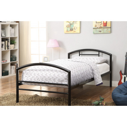 Coaster - Baines Twin Metal Bed with Arched Headboard
