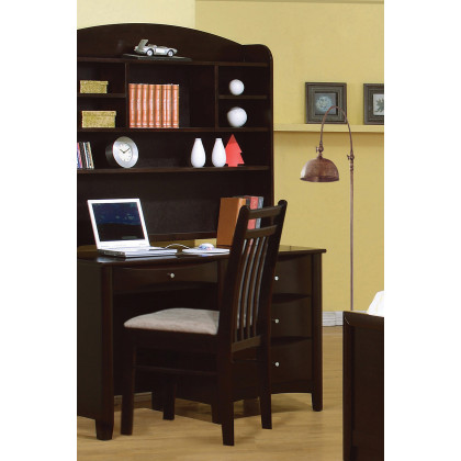 Coaster - Phoenix Hutch With Shelves in Cappuccino