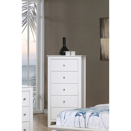 Coaster Selena Full Sleigh Platform Bed - Buttermilk