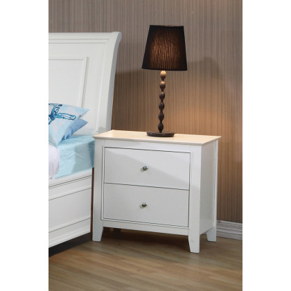 Coaster - Selena 2-Drawer Nightstand in Buttermilk