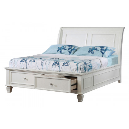 Coaster - Selena Full Sleigh Bed with Footboard Storage