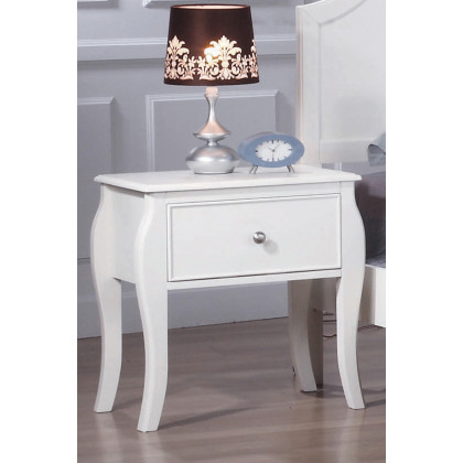 Coaster - Dominique 1-Drawer Nightstand in White