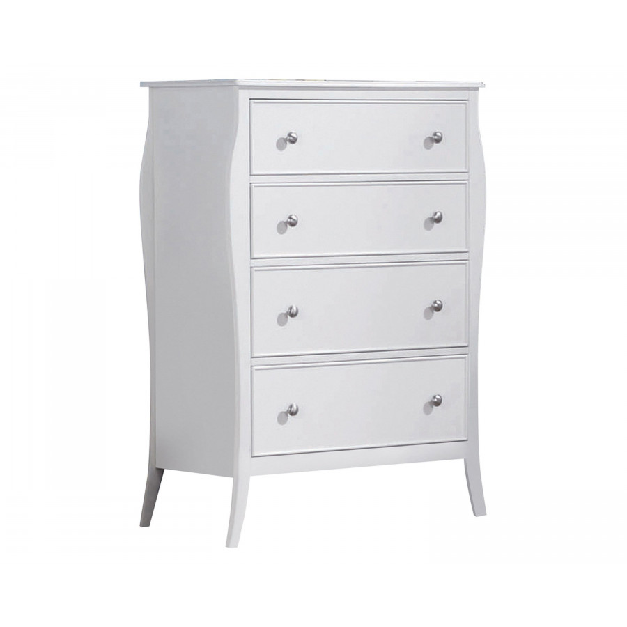 Coaster - Dominique 4-Drawer Chest in White