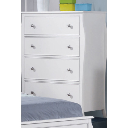 Coaster - Dominique 4-Drawer Chest in White