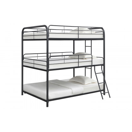 Coaster - Garner Triple Bunk Bed With Ladder 400777