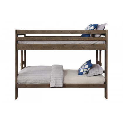 Coaster Wrangle Hill Twin Over Twin Bunk Bed - Gun Smoke