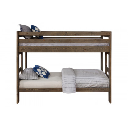 Coaster Wrangle Hill Twin Over Twin Bunk Bed - Gun Smoke