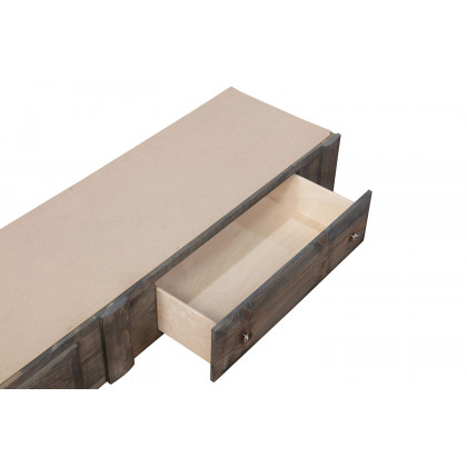 Coaster Wrangle Hill 2-Drawer Under Bed Storage - Gun Smoke