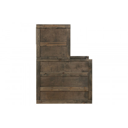 Coaster Wrangle Hill 4-Drawer Stairway Chest - Gun Smoke